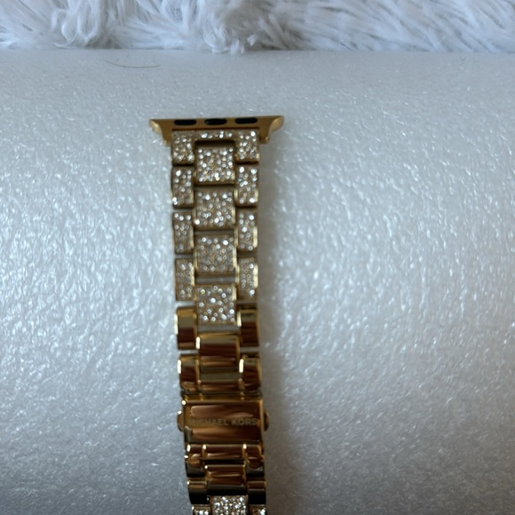 Michael Kors Apple Watch Goldtone Stainless Steel & Crystal
Bracelet - Picture 8 of 14